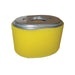 Petrol Engine Air Filters by Scintex feature a yellow foam design with a metal top and circular opening, perfect for small engine spare parts, particularly for the Honda GX series. Its rounded shape reveals a visible mesh inside the top opening, all set against a plain white background.