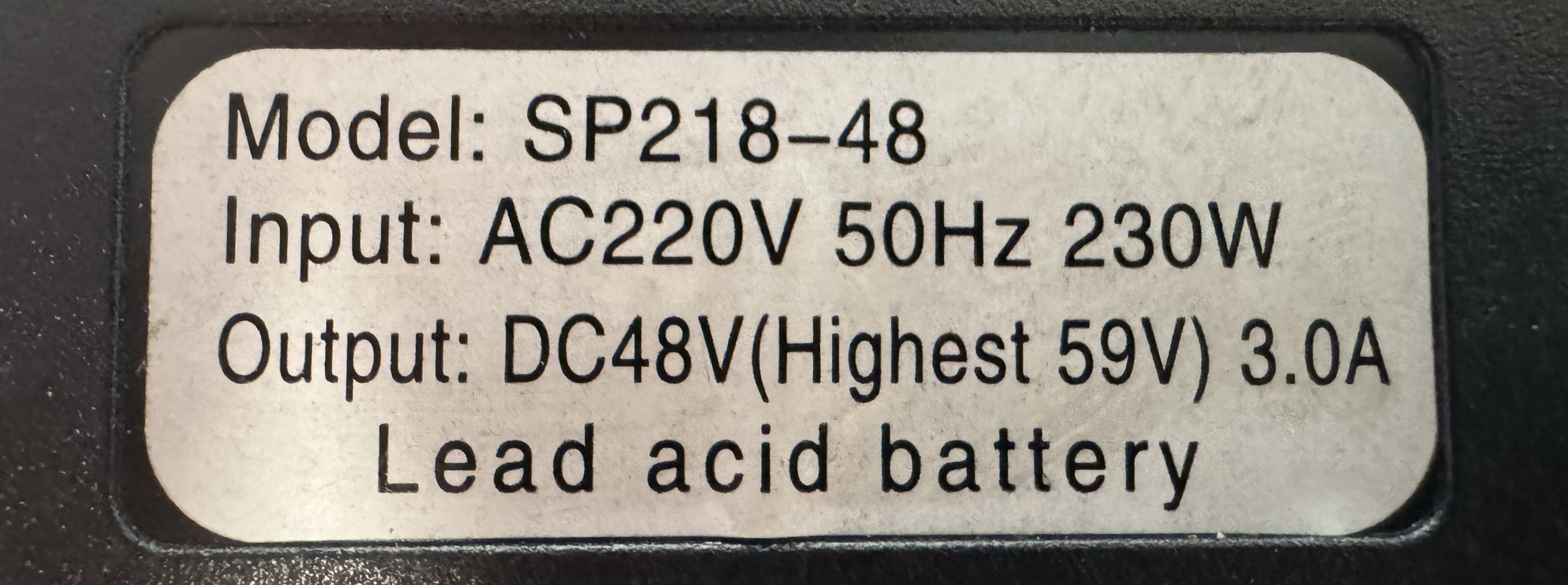 electric wheel barrow battery charger